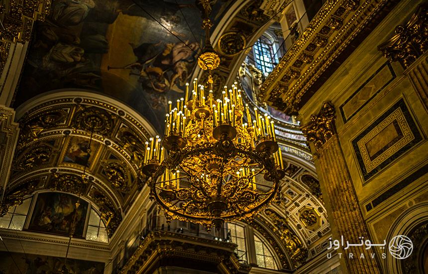 inside St. Isaac's Cathedral